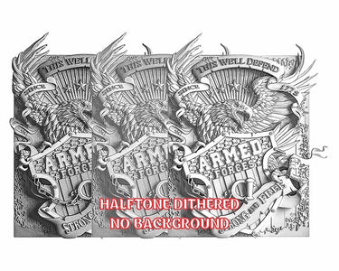 US Armed Forces 3d illusion & laser-ready file 3DWave.us